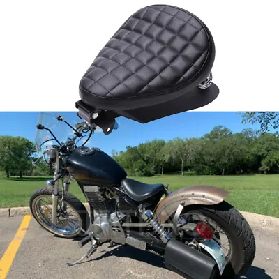 For Suzuki Savage 650 LS650 Bobber Motorcycle Spring Solo Seat W/ Base Plate US • $69.89