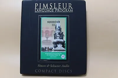 Pimsleur Language Program Spanish 3 Iii Simon Schuster Audio 16 CD's 30 Lessons • £59.99