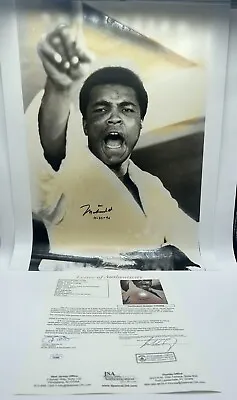 Muhammad Ali Signed 16x20 Photo Autographed Boxing Champion GOAT JSA LOA READ • $573.99