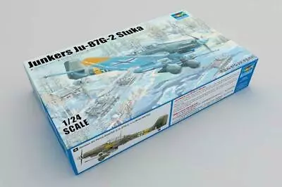 1/24 Trumpeter Junkers Ju-87G-2 Stuka Dive-bomber Fighter Airplane 02425 Kit • $142.66