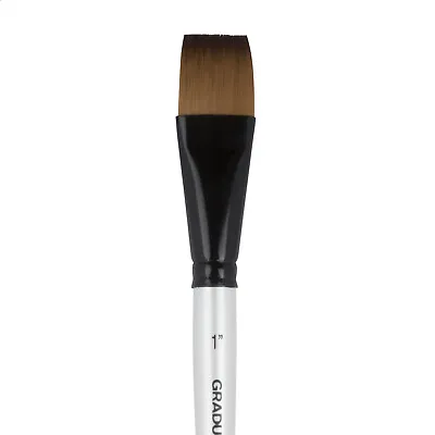 Daler-Rowney Graduate Synthetic Flat Wash Short Handle Brush • £2.69