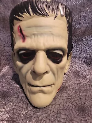 Universal Monsters Frankenstein Hard Plastic Mask Trick Or Treat Studios Karloff • $28.98