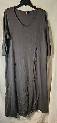 Pure Jill Size Large Gray Tunic Dress Long Sleeve Lightweight • $25