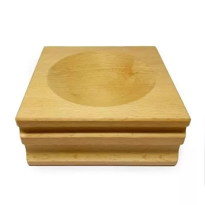 Wooden Doming Dapping Block Large With Domes & Half Round Grooves 120mm 130mm • £19.99