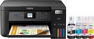 Epson EcoTank ET-2850 Color Inkjet All-In-One Printer - Black • $255