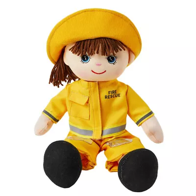 My Best Friend Firefighter Ella Doll | Rag Doll Plush Soft Toy 40cm | Rag Dolls • $25.90