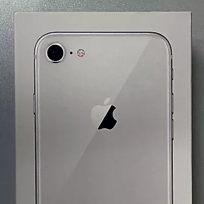 Apple IPhone 8 256GB (Box Only) Silver (Stickers Instructions) • $10