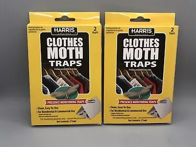 4 Traps For Clothes Moths - 2 Packages Of 2 Traps Ea. -  Presence Monitoring • $6.95