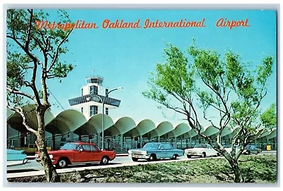 San Francisco California CA Postcard Metropolitan Oakland Airport 1960 Unposted • $9.95