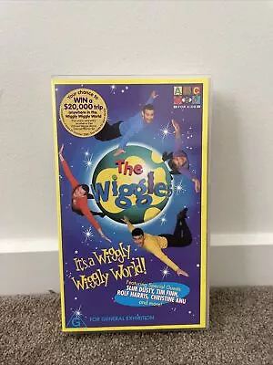 Vtg The Wiggles Its A Wiggly Wiggly World! Original Cast VHS Video Tape 2000 PAL • $29.50