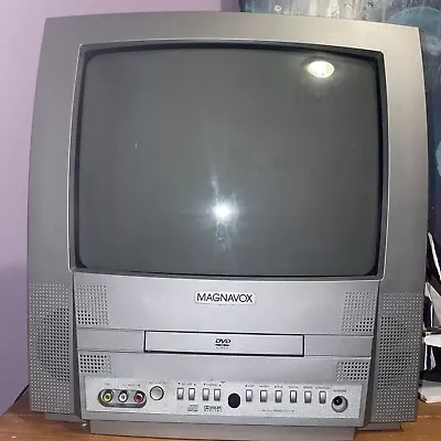 Magnavox MWC13D5 13  TV/DVD Combo Gaming TV Video Game Working CRT - No Remote • $65