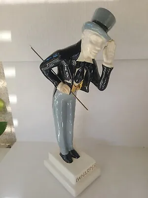 VINTAGE 1968 I. W. Harper Whiskey Decanter Man In Top Hat(Empty) VG Cond W/Cane • $75