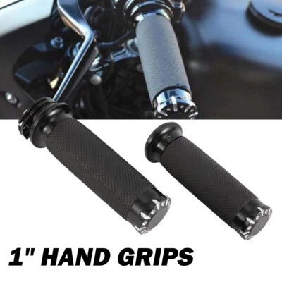 $25.99 • Buy Handlebar 1  Hand Grips For Yamaha V Star 650 950 1100 1300 XVS Custom Classic