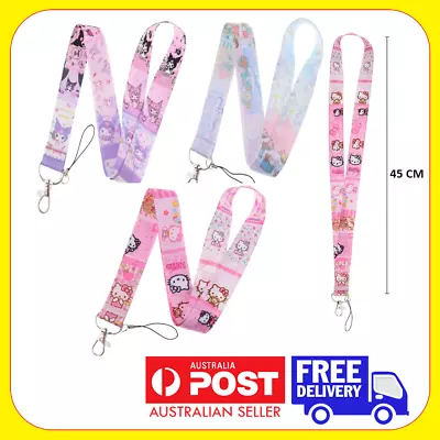 Lanyard Neck Mobile Strap Sanrio Hello Kitty Kuromi Cinnamoroll Kawaii Party Bag • $6.95