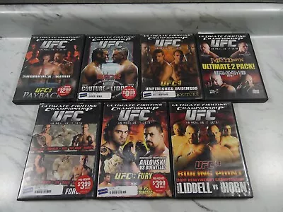 🎆Lot Of 7 UFC DVDs  VTG Includes UFC 48 49 52 54 55 56 Meltdown🎆 • $19.98