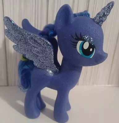 My Little Pony Sparkling Princess Luna 6” Figure MLP Glitter Wings & Horn 2016 • $13