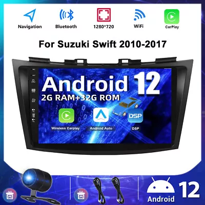 $263.99 • Buy Car Stereo For Suzuki Swift 2010-2017 Android 12.0 GPS Navigation Head Unit WIFI
