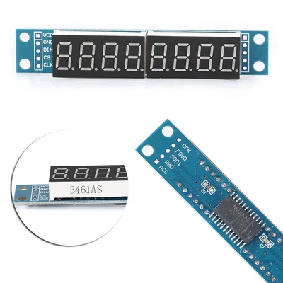 £3.73 • Buy MAX7219 LED Dot Matrix 8 Digit Digital Display Control Module Fit 1PC UK