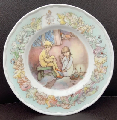 £10 • Buy Vintage Royal Worcester Peter Pan Collection Plates. The Full Set.