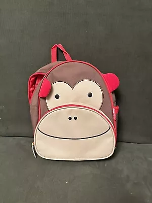 Skip Hop Monkey Backpack Kids Toddlers Small Bookbag Zoo 2012 • £13.30