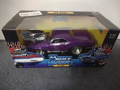 Muscle Machines Brand New In Box 66 GTO  1:24 CAR Never Been Out Of Box Nice • $23.99