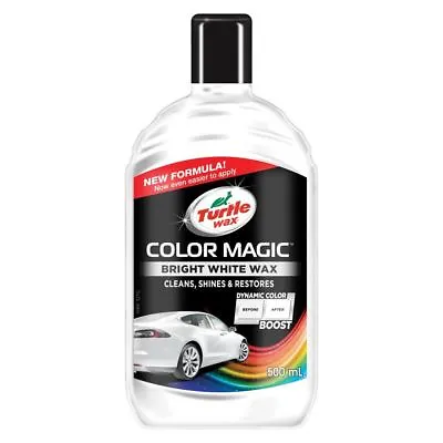 Turtle Wax Color Magic Car Paintwork Polish Restores Scratches Faded 500ml White • $12.33