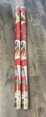 High School Musical Disney Christmas Wrapping Paper Gift Wrap ￼45 Sq Ft 4.5 Yrds • $29
