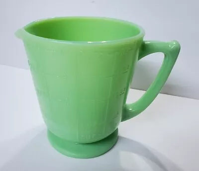 Vintage Style JADEITE GREEN Glass MEASURING CUP ~ 4 Cups Kitchen 32 Oz. • $26.95