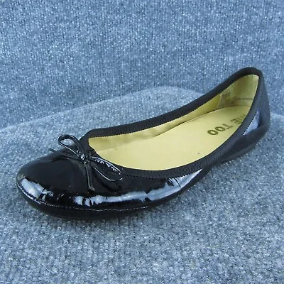 Me Too Nevada Women Driving Moccasins Shoes Black Patent Leather Slip On Size 6 • $25