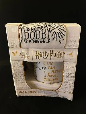 New Wizarding World Harry Potter Dobby Elf Mug Socks Gift Set With BONUS DVD • $22.99