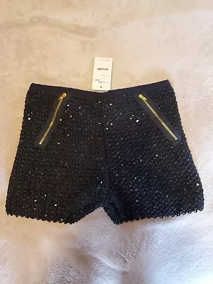 Black Sequined Shorts Womens • $9