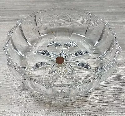 Vintage Bleikristall Annahune Elegant Clear 24% Lead Crystal Glassware Bowl Dish • $16