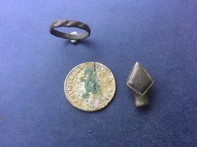 Metal Detecting Find X 3. Coin And Artifacts. • £11.50