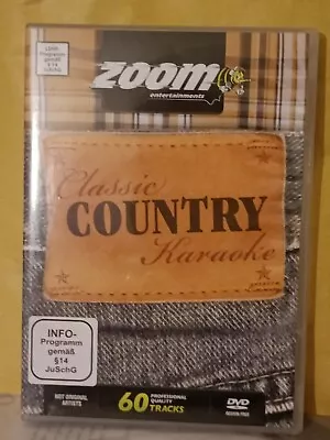 Zoom Karaoke / DVD / Classic Country Karaoke - 60 Songs / Brand New 2 Dvd Set • £15