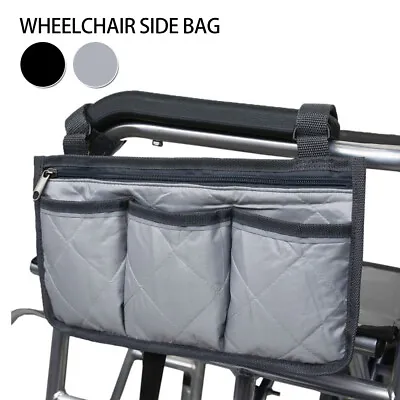 AU Wheelchair Side Organizer Bag For Wallet Waterproof NEW Accessories Side Bag◬ • $21.01