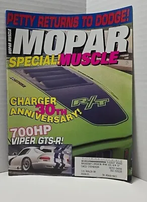 Mopar Muscle Feb/Mar 1996 - Richard Petty - Dodge Charger 30th Anniversary Issue • $7.98