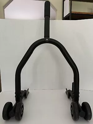 Vortex Rear Adjustable Motorcycle Stand Dual Bearing Wheels / Black Powder Coat • $100