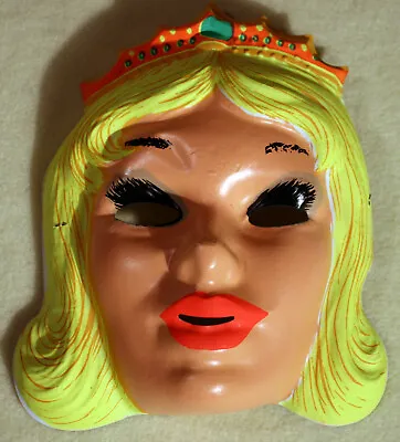 Vintage BEN COOPER Disney PRINCESS Halloween Mask Plastic CINDERELLA • $21.77