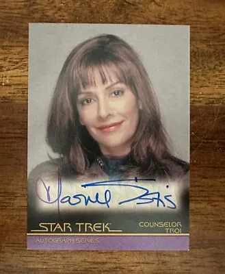 Star Trek Inflexions TNG Auto Autograph A66 Marina Sirtis As Counselor Troi • $157.49