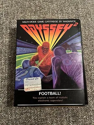 Magnavox Odyssey 2 - Football! Cartridge W/ Box + Manual • $19.99