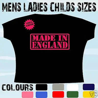 Made In England London Uk  T-shirt All Sizes & Colours • £10.13