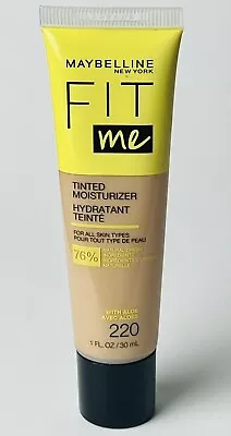 Maybelline New York Fit Me Tinted Moisturizer Natural Coverage #220  1 Fl. Oz. • $7.95