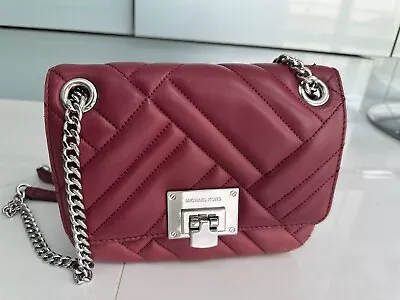 Michael Kors Bag Leather Quilted Mulberry Pink • £44.99