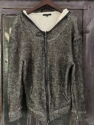 IRO Knitted Sweater Men Size 1 Leather Details  • $69