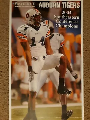 Auburn Tigers 2004 SEC Champions Poster From Post Herald • $5