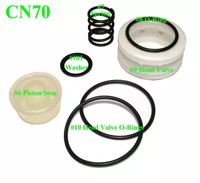 CoFast® High Quality Head Valve Set For Aftermarket MAX CN70 Coil Nailer 7 Parts • $29.99