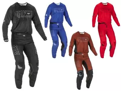 Fly Racing Kinetic FUEL Jersey And Pant Combo Set Adult Riding Gear Moto MX/ATV • $89.95