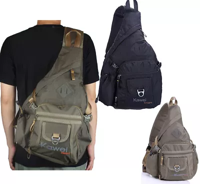 Men Women Large Sling Bag Backpack Chest Shoulder Pack Ourdoor Shoulder Bag • $22.60