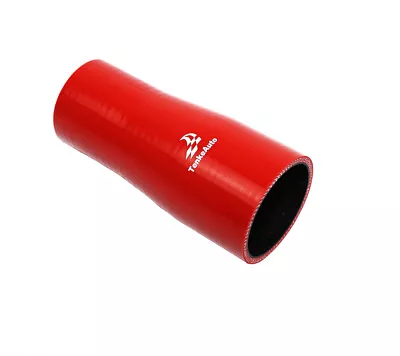 4-Ply 2  To 2.75  ID Reducer Silicone Hose Coupler Intake/Pipe 6  Length RED • $11.99