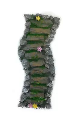 Miniature Wood And Stone Path With Moss  Fairy Garden Landscaping Path • $8.49